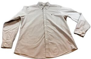 Brooks Brothers 1818 Regent Fit Men’s Sz L Gray Oxford Button Down Shirt Stretch
